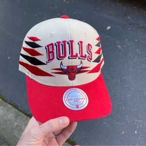 Mitchell & Ness Chicago Bulls NBA SnapBack Pro Crown Fit Red Black